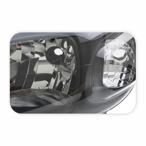 Farol Fiat Uno Way Vivace 2010 Até 2014 Fiorino 2014 Até 2019 Máscara Negra Lado Esquerdo Motorista