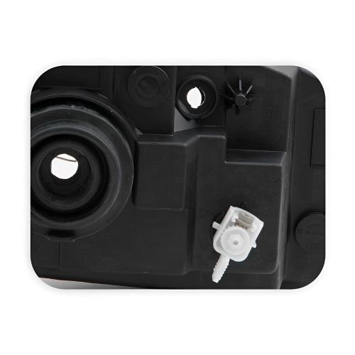 Farol Fiat Uno Way Vivace 2010 Até 2014 Fiorino 2014 Até 2019 Máscara Negra Foco Simples Lado Esquerdo Motorista