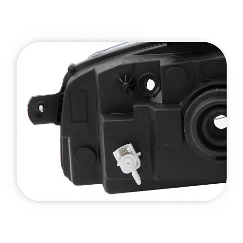 Farol Fiat Uno Way Vivace Fiorino 2010 Até 2019 Máscara Negra Lado Direito Passageiro
