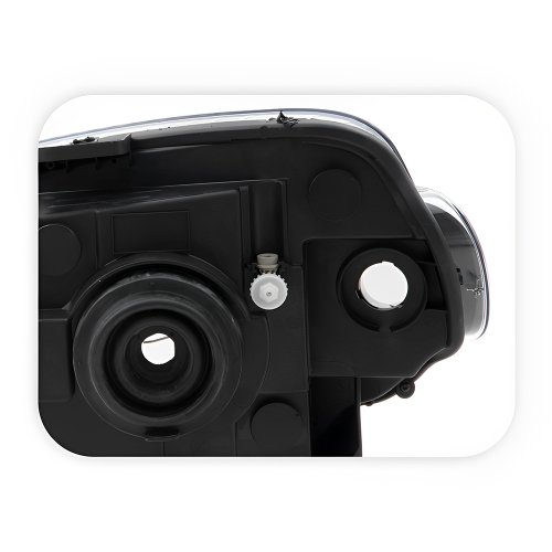 Farol Fiat Uno Way Vivace Fiorino 2010 Até 2019 Máscara Negra Lado Direito Passageiro