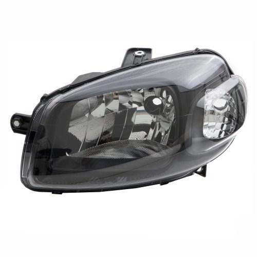 Farol Fiat Uno Way Vivace Fiorino 2010 Até 2019 Máscara Negra Lado Esquerdo Motorista