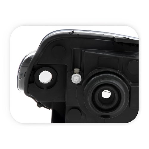 Farol Fiat Uno Way Vivace Fiorino 2010 Até 2019 Máscara Negra Lado Esquerdo Motorista