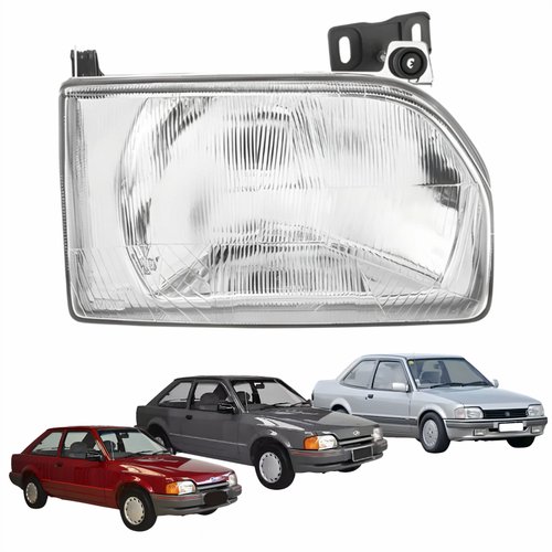 Farol Ford Escort Verona 1987 Até 1992 Escort Hobby 1986 Até 1996 Original Arteb Lado Direito Passageiro Farol Ford Escort Verona 1987 Até 1992 Escort Hobby 1986 Até 1996 Original Arteb Lado Direito Passageiro
