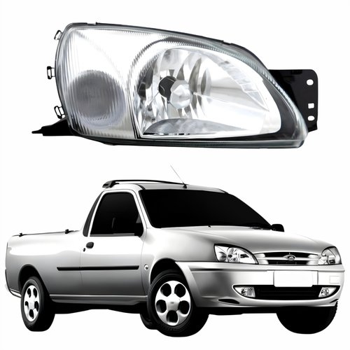 Farol Ford Courier 2000 Até 2010 Pisca Cristal Lado Direito Passageiro
