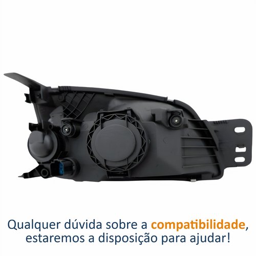 Farol Ford Courier 2000 Até 2010 Pisca Cristal Lado Esquerdo Motorista