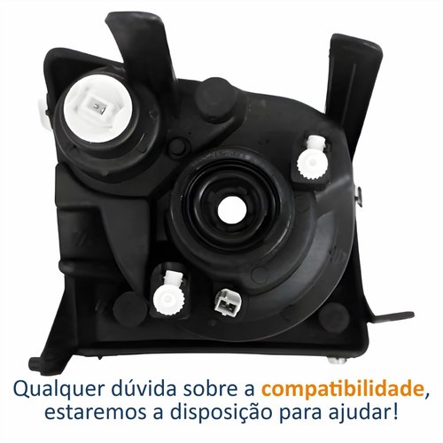 Farol Principal Ford Ecosport 2003 2004 2005 2006 2007 Pisca Âmbar Lado Esquerdo Motorista