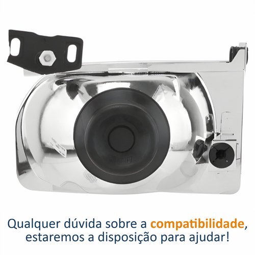 Farol Ford Escort Hobby 1986 Até 1996 Original Arteb Lado Direito Passageiro