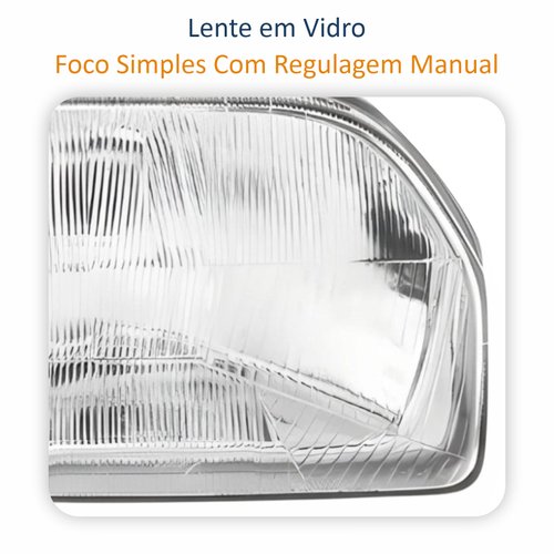 Farol Ford Escort Hobby 1986 Até 1996 Original Arteb Lado Direito Passageiro