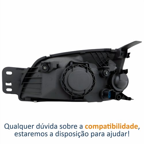 Farol Ford Fiesta 2000 2001 2002 Courier 2000 Até 2010 Pisca Cristal Lado Direito Passageiro