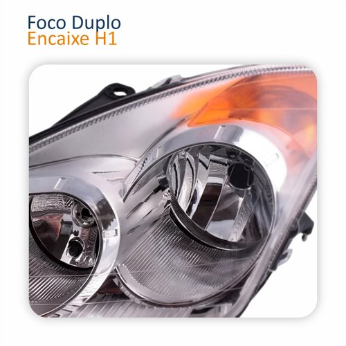 Farol Principal Ford Fiesta 2008 2009 2010 Lado Esquerdo Motorista