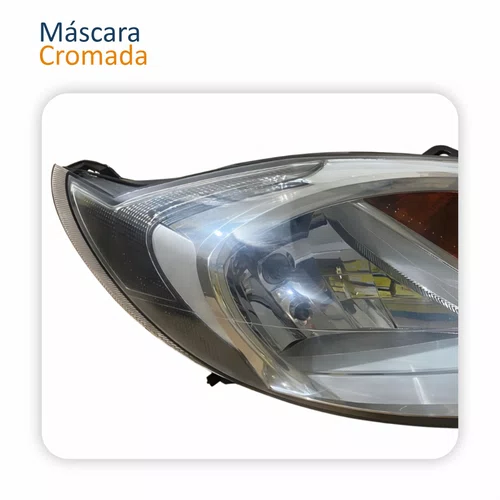 Farol Principal Ford Fiesta 2011 2012 2013 2014 Cromado Lado Direito Passageiro