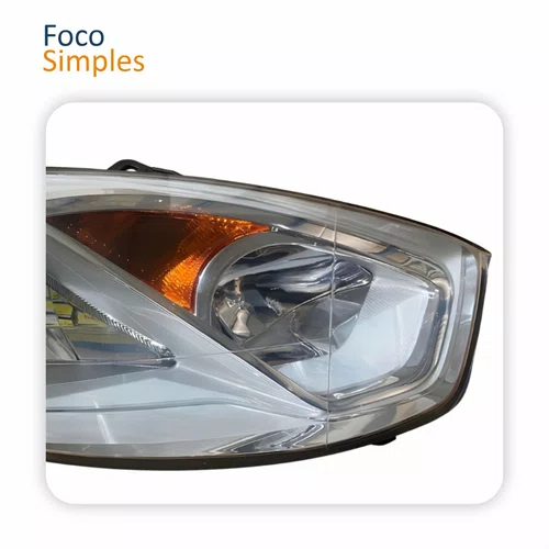 Farol Principal Ford Fiesta 2011 2012 2013 2014 Cromado Lado Direito Passageiro