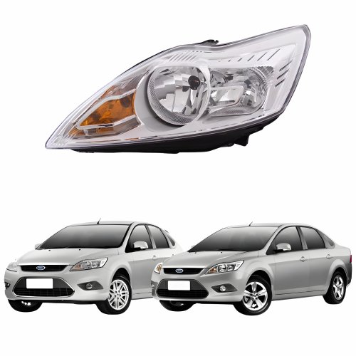 Farol Ford Focus Hatch Sedan 2009 Até 2013 Lado Esquerdo Motorista