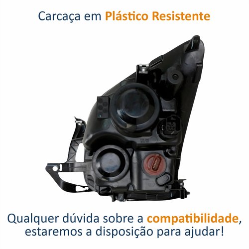 Farol Ford Fusion 2006 Até 2009 TYC Lado Direito Passageiro