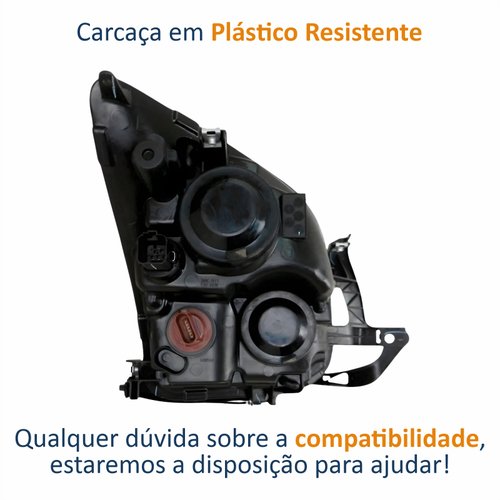 Farol Ford Fusion 2006 Até 2009 TYC Lado Esquerdo Motorista