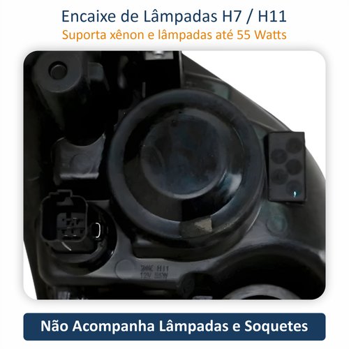 Farol Ford Fusion 2006 Até 2009 TYC Lado Esquerdo Motorista