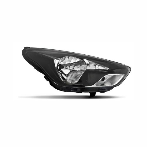 Farol Ford Ka 2015 2016 2017 2018 Máscara Negra Lado Direito Passageiro