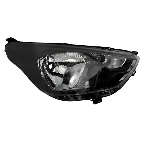 Farol Ford Ka 2019 Até 2022 Máscara Negra Lado Direito Passageiro