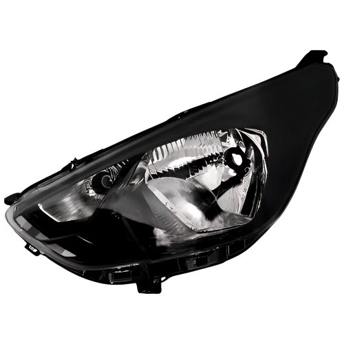 Farol Ford Ka 2019 2020 2021 Mascara Negra Lado Esquerdo Motorista