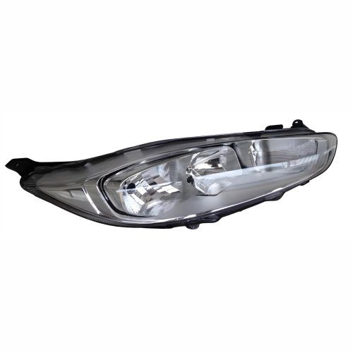 Farol Ford New Fiesta 2014 Até 2019 Máscara Negra Lado Direito Passageiro