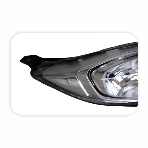 Farol Ford New Fiesta 2014 Até 2019 Máscara Negra Lado Direito Passageiro
