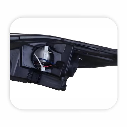 Farol Ford New Fiesta 2014 Até 2019 Máscara Negra Lado Direito Passageiro