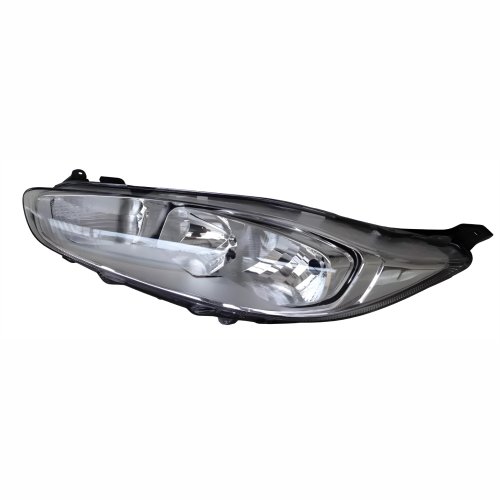 Farol Ford New Fiesta 2014 2015 2016 2017 2018 2019 Máscara Negra Lado Esquerdo Motorista