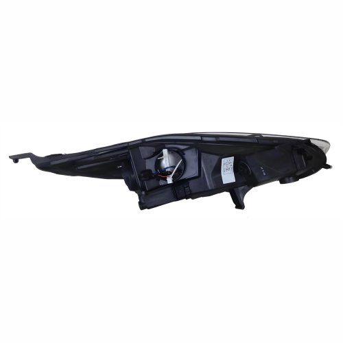 Farol Ford New Fiesta 2014 2015 2016 2017 2018 2019 Máscara Negra Lado Esquerdo Motorista