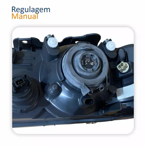 Farol Principal Ford Ranger 2005 Até 2009 Máscara Negra Pisca Âmbar Lado Direito Passageiro
