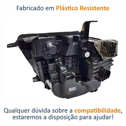 Farol Ford Ranger 2024 2025 Full Led Sem Projetor Com Reator Lado Direito Passageiro