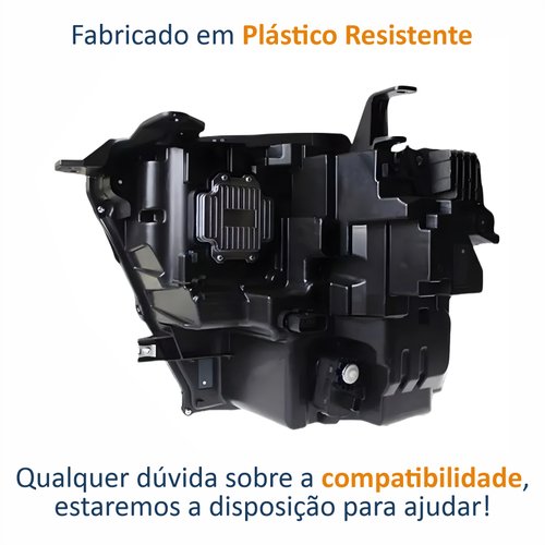 Farol Ford Ranger Raptor 2024 2025 Full Led Com Projetor Com Reator Lado Direito Passageiro