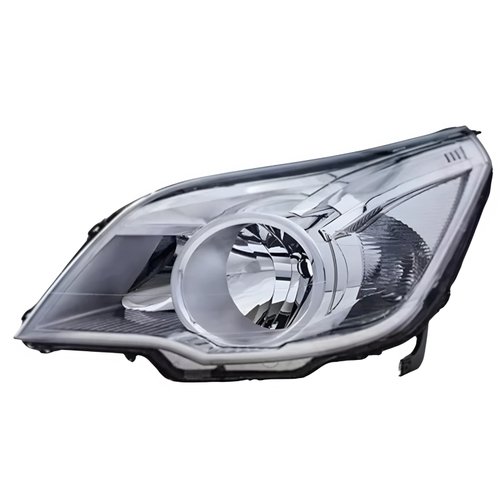 Farol Chevrolet Agile Montana 2009 2010 2011 2012 2013 Máscara Cromada Lado Esquerdo Motorista