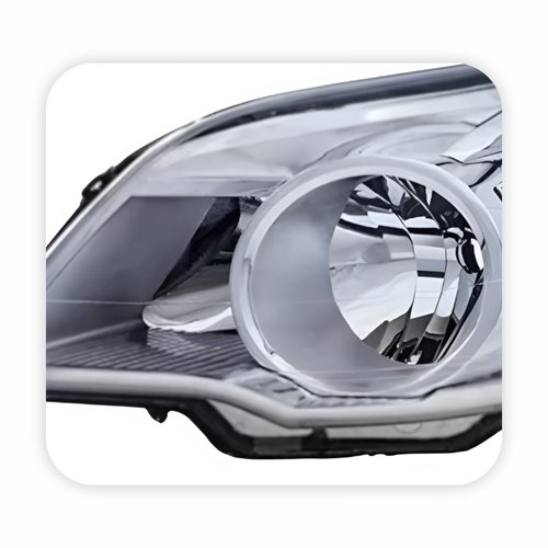 Farol Chevrolet Agile Montana 2009 2010 2011 2012 2013 Máscara Cromada Lado Esquerdo Motorista