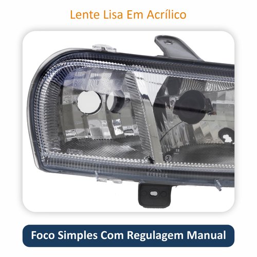 Farol Gm Celta 2000 Até 2006 Original Arteb Lado Direito Passageiro