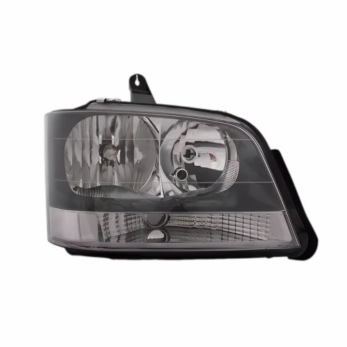 Farol Gm S10 2001 Até 2011 Mascara Cinza Lado Direito Passageiro