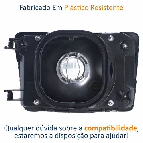 Farol Gm Chevette 1983 Até 1993 Chevy 1983 Até 1995 Marajó 1980 Até 1989 Original Arteb Lado Esquerdo Motorista