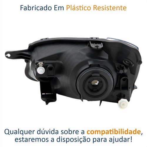 Farol Gm Classic 2011 Até 2016 Original Arteb Lado Direito Passageiro