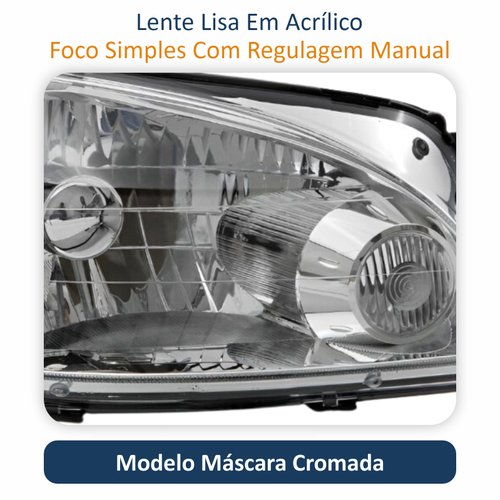 Farol Gm Classic 2011 Até 2016 Original Arteb Lado Direito Passageiro