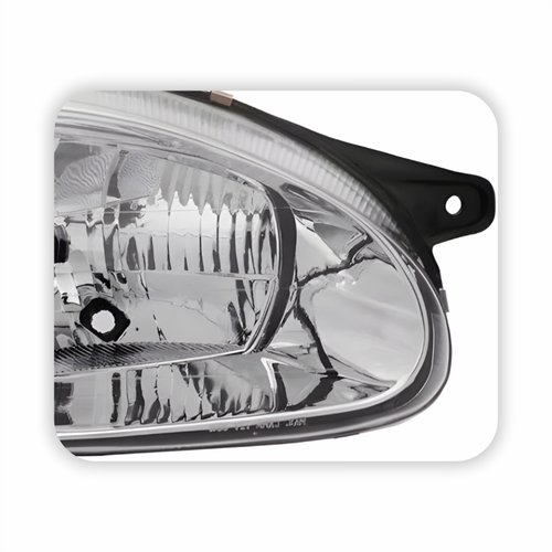 Farol Gm Corsa 2000 2001 2002 Carcaça Preta Lado Direito Passageiro