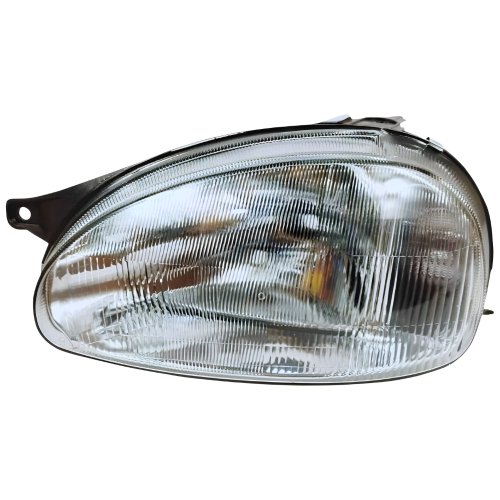 Farol Gm Corsa 1994 Até 1999 Lente Raiada Lado Esquerdo Motorista