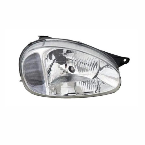 Farol Gm Corsa 2000 2001 2002 Foco Simples Máscara Cromada Lado Direito Passageiro