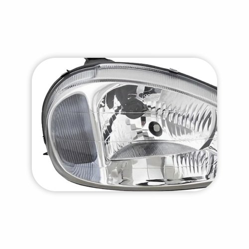 Farol Gm Corsa 2000 2001 2002 Foco Simples Máscara Cromada Lado Direito Passageiro