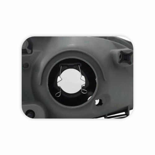 Farol Gm Corsa 2000 Até 2010 Foco Simples Máscara Cromada Lado Esquerdo Motorista