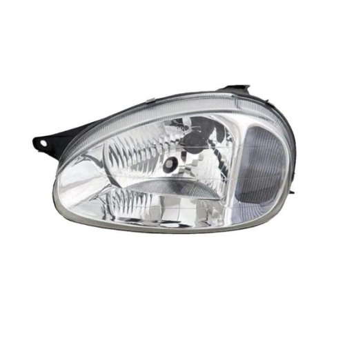 Farol Gm Corsa 2000 2001 2002 Foco Simples Máscara Cromada Lado Esquerdo Motorista