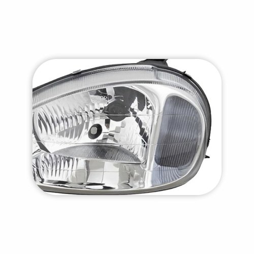 Farol Gm Corsa 2000 2001 2002 Foco Simples Máscara Cromada Lado Esquerdo Motorista