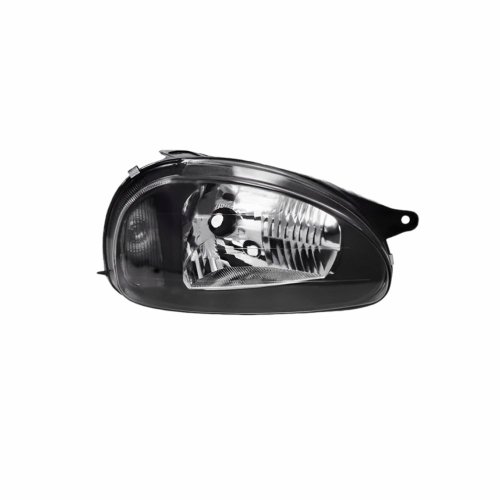 Farol Chevrolet Corsa 2000 2001 2002 Foco Simples Máscara Negra Lado Direito Passageiro