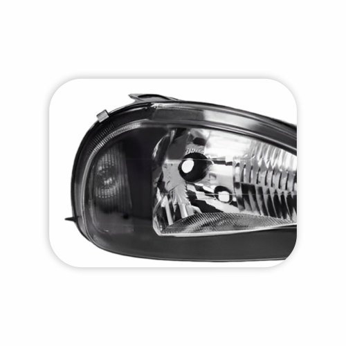 Farol Chevrolet Corsa 2000 2001 2002 Foco Simples Máscara Negra Lado Direito Passageiro