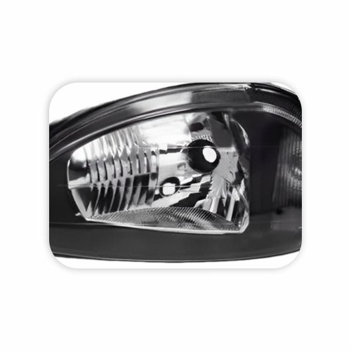 Farol Gm Corsa 2000 2001 2002 Foco Simples Máscara Negra Lado Esquerdo Motorista