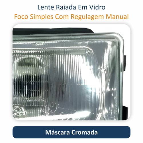 Farol Gm Kadett 1989 Até 1998 Original Arteb Lado Esquerdo Motorista