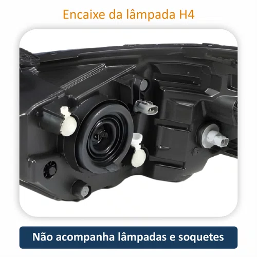 Farol Gm Onix 2017 Até 2019 Com LED Lado Direito Passageiro